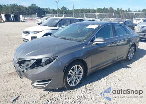 2014 Lincoln Mkz Hybrid из США, поврежденный, VIN 3LN6L2LU4ER831161